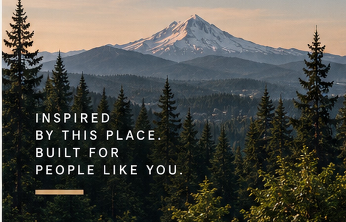 Pacific Northwest mountain and forest landscape