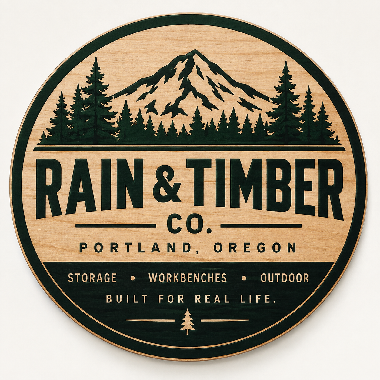 Rain & Timber Co. logo